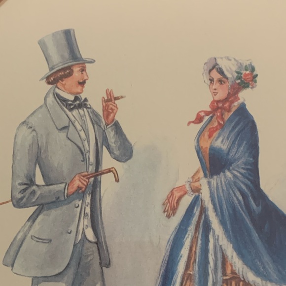 M. Jacobson Victorian Print Circa 1890 Framed & Matted - Picture 3 of 13